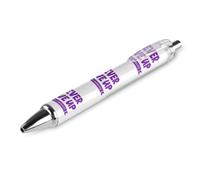 BHHJKK Epilepsy Awareness Month Retractable Ballpoint Pen Writing Ballpoint Black Ink Ball Pens Gifts for Students Office Stationery Supplies