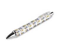 BHHJKK Happy Chanukah Holiday Ballpoint Pens Fine Point (0.5mm) Retractable Smooth Writing Pens Black Ink Gel Pens 1 PCS