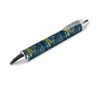 BHHJKK Happy Chanukah Holiday Ballpoint Pens Fine Point (0.5mm) Retractable Smooth Writing Pens Black Ink Gel Pens 4 PCS
