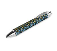 BHHJKK Happy Chanukah Holiday Retractable Ballpoint Pen Writing Ballpoint Black Ink Ball Pens Gifts for Students Office Stationery Supplies