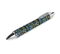 BHHJKK Happy Chanukah Holiday Retractable Ballpoint Pen Writing Ballpoint Black Ink Ball Pens Gifts for Students Office Stationery Supplies