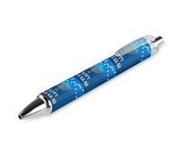 BHHJKK Happy Chanukah Holiday Retractable Ballpoint Pen Writing Ballpoint Black Ink Ball Pens Gifts for Students Office Stationery Supplies