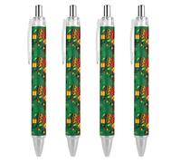 BHHJKK Happy Kwanzaa African American Heritage Festival Retractable Ballpoint Pen Writing Ballpoint Black Ink Ball Pens Gifts for Students Office Stationery Supplies