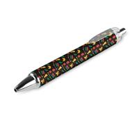 BHHJKK Happy Kwanzaa African American Heritage Festival Retractable Ballpoint Pen Writing Ballpoint Black Ink Ball Pens Gifts for Students Office Stationery Supplies