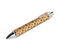 BHHJKK Happy Kwanzaa African American Heritage Festival Retractable Ballpoint Pen Writing Ballpoint Black Ink Ball Pens Gifts for Students Office Stationery Supplies