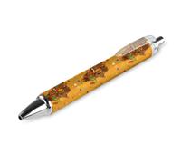 BHHJKK Happy Kwanzaa African Heritage Holiday Retractable Ballpoint Pen Writing Ballpoint Black Ink Ball Pens Gifts for Students Office Stationery Supplies