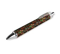 BHHJKK Happy Kwanzaa Retractable Ballpoint Pen Writing Ballpoint Black Ink Ball Pens Gifts for Students Office Stationery Supplies