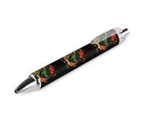 BHHJKK Happy Kwanzaa Retractable Ballpoint Pen Writing Ballpoint Black Ink Ball Pens Gifts for Students Office Stationery Supplies