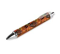BHHJKK Happy Kwanzaa Retractable Ballpoint Pen Writing Ballpoint Black Ink Ball Pens Gifts for Students Office Stationery Supplies