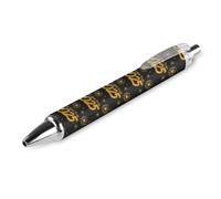 BHHJKK Happy New Year 2025 Retractable Ballpoint Pen Writing Ballpoint Black Ink Ball Pens Gifts for Students Office Stationery Supplies