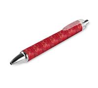BHHJKK Happy New Year 2025 Retractable Ballpoint Pen Writing Ballpoint Black Ink Ball Pens Gifts for Students Office Stationery Supplies
