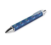BHHJKK Happy New Year 2025 Retractable Ballpoint Pen Writing Ballpoint Black Ink Ball Pens Gifts for Students Office Stationery Supplies