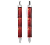 BHHJKK Happy New Year 2025 Retractable Ballpoint Pen Writing Ballpoint Black Ink Ball Pens Gifts for Students Office Stationery Supplies