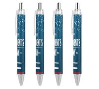 BHHJKK Happy President's Day Ballpoint Pens Fine Point (0.5mm) Retractable Smooth Writing Pens Black Ink Gel Pens 1 PCS