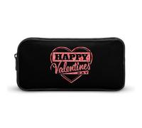 BHHJKK Happy Valentine's Day Pencil Case Funny Pencil Bag High Capacity Storage Pouch Portable Pen Organizer