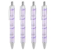BHHJKK I Wear Purple For Pancreatic Cancer Awareness Retractable Ballpoint Pen Writing Ballpoint Black Ink Ball Pens Gifts for Students Office Stationery Supplies