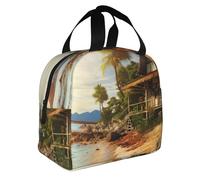 BHHJKK Insulated Lunch Bag Lunch Box for Women Men Antarctic Peninsula Lunch Bag Lunch Tote Bags for Work Office