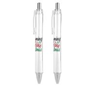 BHHJKK Jesus Is The Reason For The Christmas Season Ballpoint Pens Fine Point (0.5mm) Retractable Smooth Writing Pens Black Ink Gel Pens 4 PCS