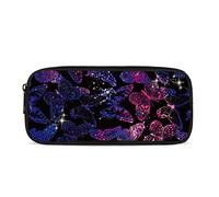 BHHJKK Kids Pencil Box Large Capacity Pencil Case Pencil Box School Supplies for Girls Boys with Cute Dog Pattern US Flag Black