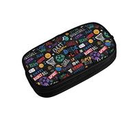 BHHJKK Ladybug Black and Red Polka Dot Pencil Box Case for Pen Holders Office Supplies Big Capacity Large