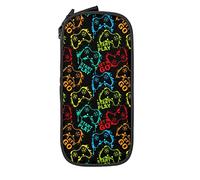 BHHJKK Ladybug Black and Red Polka Dot Pencil Box Case for Pen Holders Office Supplies Big Capacity Large