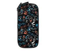 BHHJKK Ladybug Black and Red Polka Dot Pencil Box Case for Pen Holders Office Supplies Big Capacity Large