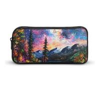 BHHJKK Milky Way Galaxy Stars Twinkli Pencil Case Funny Pencil Bag High Capacity Storage Pouch Portable Pen Organizer