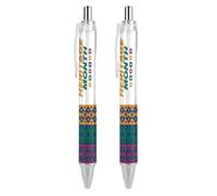 BHHJKK Native American Heritage Month Indigenous Pride Ballpoint Pens Fine Point (0.5mm) Retractable Smooth Writing Pens Black Ink Gel Pens 1 PCS