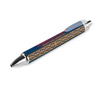 BHHJKK Native American Heritage Month Indigenous Pride Ballpoint Pens Fine Point (0.5mm) Retractable Smooth Writing Pens Black Ink Gel Pens 2 PCS
