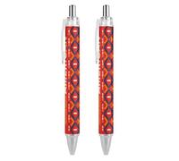 BHHJKK Native American Heritage Month Indigenous Pride Ballpoint Pens Fine Point (0.5mm) Retractable Smooth Writing Pens Black Ink Gel Pens 1 PCS