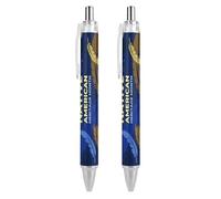 BHHJKK Native American Heritage Month Indigenous Pride Ballpoint Pens Fine Point (0.5mm) Retractable Smooth Writing Pens Black Ink Gel Pens 1 PCS