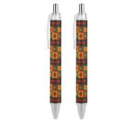 BHHJKK Native American Heritage Month Retractable Ballpoint Pen Writing Ballpoint Black Ink Ball Pens Gifts for Students Office Stationery Supplies