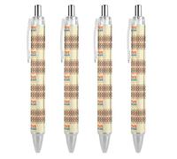 BHHJKK Native American Heritage Month Retractable Ballpoint Pen Writing Ballpoint Black Ink Ball Pens Gifts for Students Office Stationery Supplies