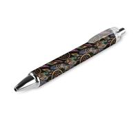 BHHJKK Native American Pattern Ballpoint Pens Fine Point (0.5mm) Retractable Smooth Writing Pens Black Ink Gel Pens 4 PCS