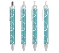 BHHJKK November Is Lung Cancer Awareness Month Retractable Ballpoint Pen Writing Ballpoint Black Ink Ball Pens Gifts for Students Office Stationery Supplies