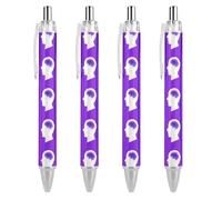 BHHJKK November Is National Epilepsy Awareness Month Retractable Ballpoint Pen Writing Ballpoint Black Ink Ball Pens Gifts for Students Office Stationery Supplies
