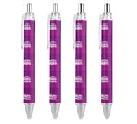 BHHJKK November Is National Epilepsy Awareness Month Retractable Ballpoint Pen Writing Ballpoint Black Ink Ball Pens Gifts for Students Office Stationery Supplies