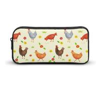 BHHJKK Pencil Bag Ocean Killer Whale Orca Art Pen Bag Pouch, Large Stationery Case Pencil Organizer Box with Zipper, Portable Makeup Bag for Office Travel