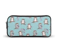 BHHJKK Pencil Case Large Capacity Pen Bag with Zipper, Cute Cartoon Panda Stationery Organizer Large Capacity Pencil Pouch for Women Men Office