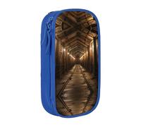 BHHJKK Pencil Case Salt Mine Printed Double Layer Pencil Bag High Capacity Pencil Case Pouch Organizer Office Storage