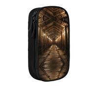 BHHJKK Pencil Case Salt Mine Printed Double Layer Pencil Bag High Capacity Pencil Case Pouch Organizer Office Storage