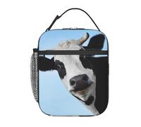 BHHJKK Portable Insulated Lunch Bag Cute Bunny Duckling Bloomy Spring Cooler Lunch Container Thick Reusable Lunch Box Tote Bag for Work Picnic School Kids