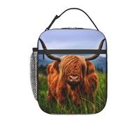 BHHJKK Portable Insulated Lunch Bag Cute Bunny Duckling Bloomy Spring Cooler Lunch Container Thick Reusable Lunch Box Tote Bag for Work Picnic School Kids