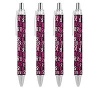 BHHJKK Retractable Black Pens for Men Women, Stylish Beautiful 0.5 mm Writing Pens Cute Cartoon Guinea Pigs Ballpoint Pen Home Office Supplies, 2 Pcs