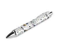 BHHJKK Retractable Black Pens for Men Women, Stylish Beautiful 0.5 mm Writing Pens Cute Cartoon Guinea Pigs Ballpoint Pen Home Office Supplies, 2 Pcs