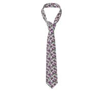 BHHJKK Retro Purple Grape Fruit Novelty Ties For Men Skinny Mens Tie Necktie For Wedding Groomsmen Graduation Dance Party