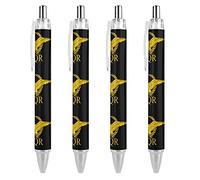 BHHJKK Roman Empire Senate SPQR Flag Retractable Ballpoint Pen Blue Ink Ball Point Pens Work Pen for Men Women 4 PCS