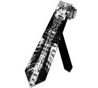 BHHJKK Skeleton Ties Mens X-Ray Skull Spine Neck Tie