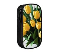 BHHJKK Steppe Pencil Box with Zipper,Drawing Pencil Case Organizer Empty 3 Compartments Portable Multifunctional Bag,Beautiful Large Capacity Portable Pencil Boxes for Office
