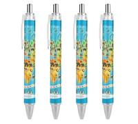 BHHJKK Stylish Beautiful Retractable Ballpoint Pens, Autumn Fall Leaves Cool Mushrooms Point Pen 1 Pcs 0.5 mm, Comfortable Smooth Writing Pens Office Supplies for Men Women